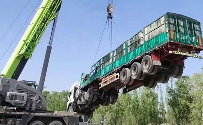 中堂镇道路脱困救援案例
